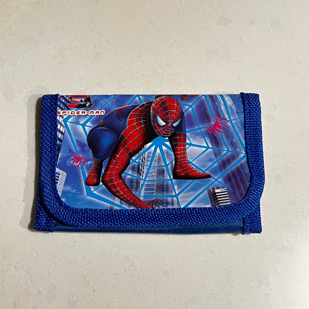 Spiderman Blue and Red Kids Wallet